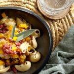 Pasta alla zucca, salsiccia e nocino